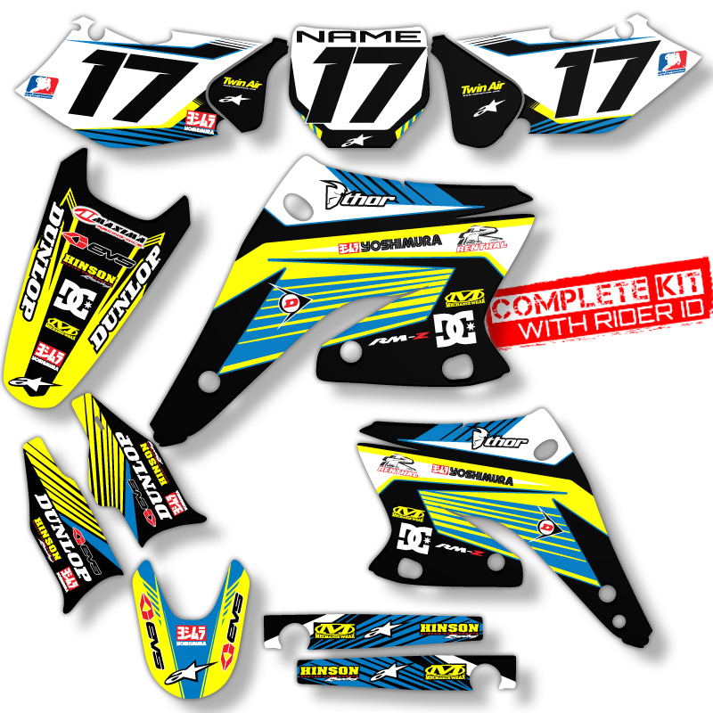 2010 2017 Suzuki Rmx 450z Graphics Kit Rmx450z Motocross Dirt